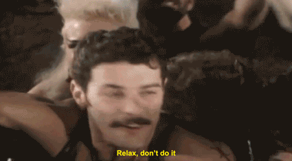 ross frankie say relax gif