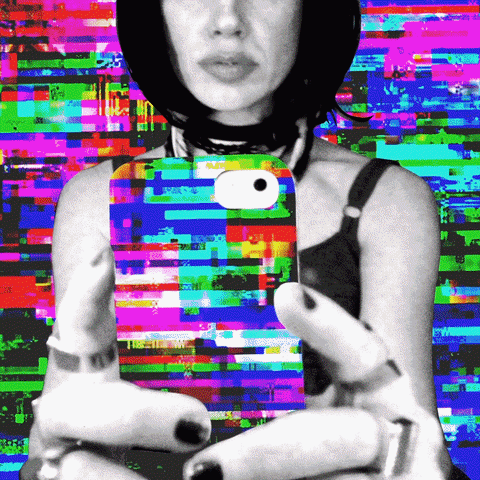 #Theselfiedrawings #Steampunkglitch #Glitch GIF by carla gannis - Find & Share on GIPHY