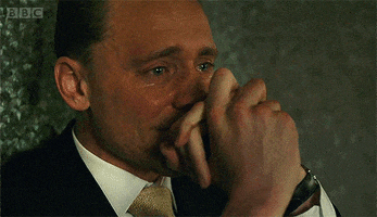 Stressed Tom Hiddleston GIF by BBC