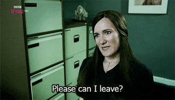 i want to leave sarah solemani GIF by BBC