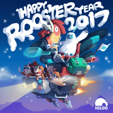 korawia igloostudio happyroosteryear GIF