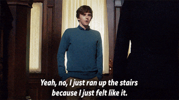 season 3 i just ran up the stairs because i felt like it GIF by A&E