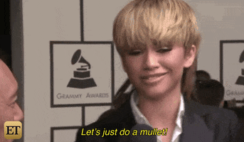 Mullet Grammys 2016 GIF by Entertainment Tonight