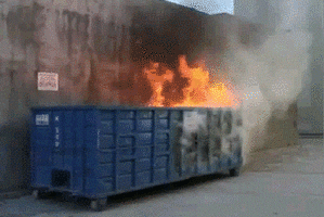 Fire Garbage GIF - Find & Share on GIPHY