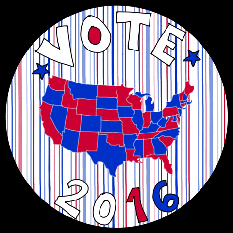 election 2016 usa GIF by appikiko