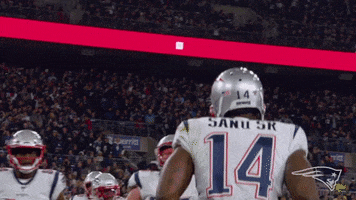 Happy Mohamed Sanu GIF by New England Patriots
