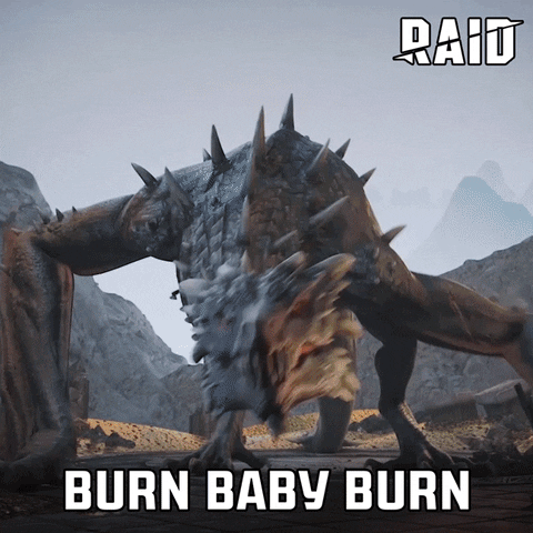 Fire Breathing Burn GIF by Raid Shadow Legends