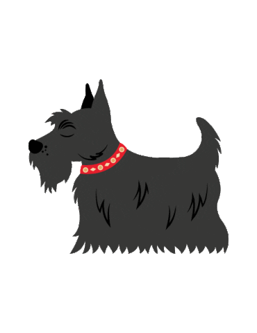 Scottish Terrier Dog Sticker by Superbritánico