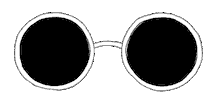 Summer Glasses Sticker