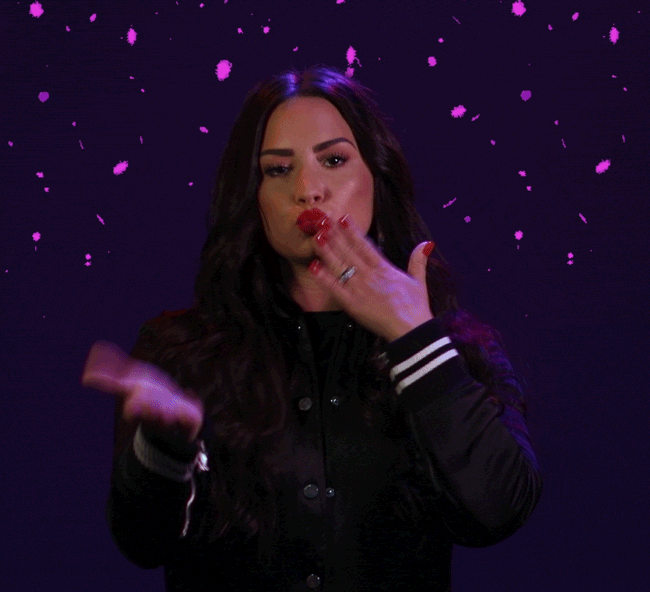 Love You Kiss GIF by Demi Lovato