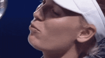 caroline wozniacki kiss GIF by Australian Open