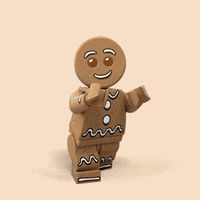 gingerbread man GIF by LEGO