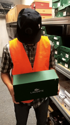 Dreamstock angry sneakers stock warehouse GIF