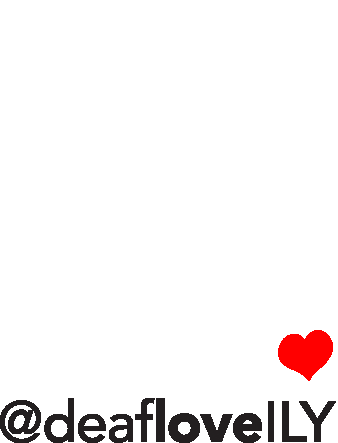 deafloveILY Sticker