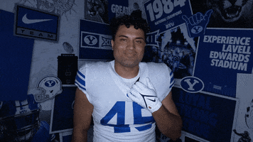 Byu Football Go Cougs GIF by BYU Cougars