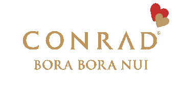 Bora Bora Sticker by Conrad Bora Bora Nui