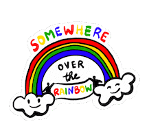 Happy Rainbow Sticker