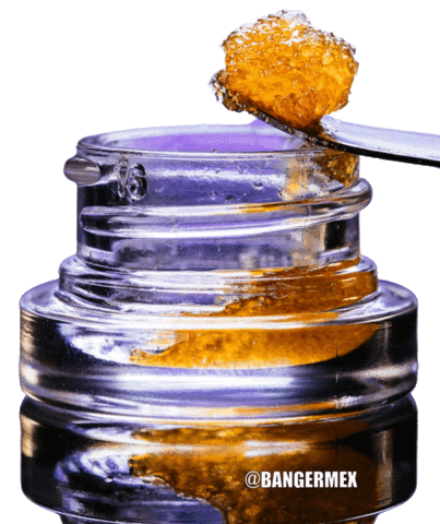 Weed Wax Sticker by Bangermex