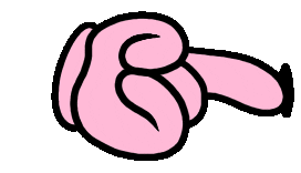 Hand Pfeil Sticker by Elena Uhlig