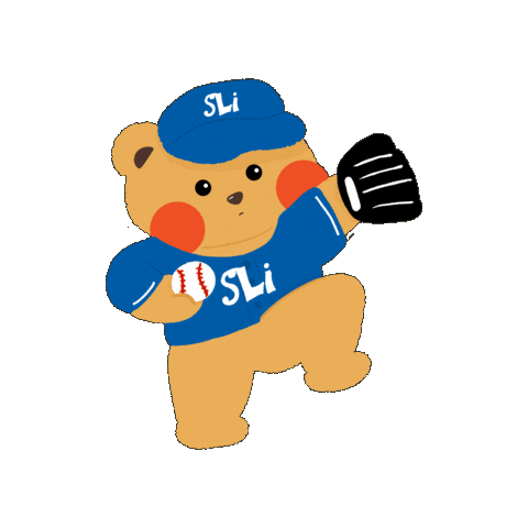 Baseball Lions Sticker