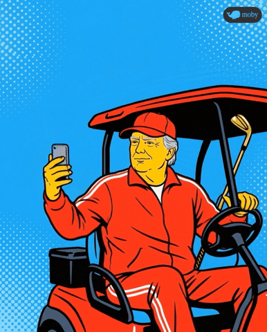 Trump Golf GIF by Moby