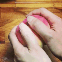 peeling satisfying GIF