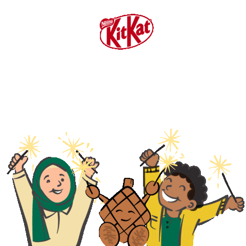 Hariraya Sticker by KITKATMalaysia