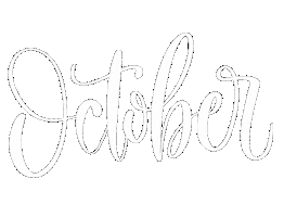 Halloween October Sticker