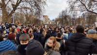 Thousands in Krasnodar Join Protests Calling for Navalny's Release
