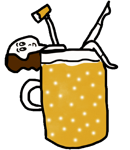 Party Beer Sticker