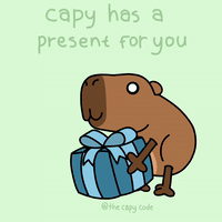 capy has a present for you