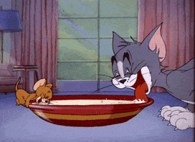 happy tom and jerry GIF