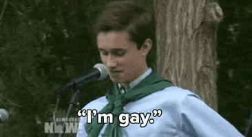 coming out teen GIF