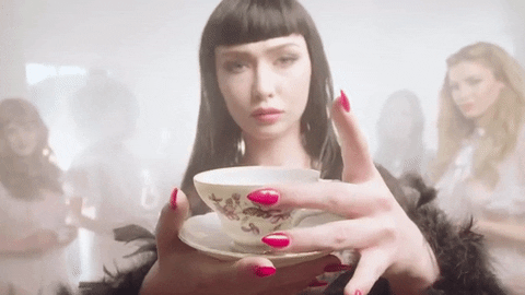 Sub Pop Records tea cheers witch sub pop GIF