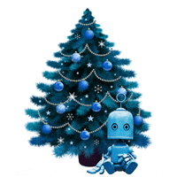 Christmas Robot GIF by O2