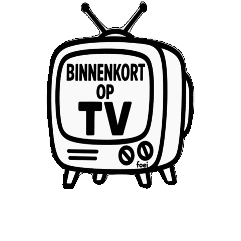 Televisie Sticker by Foei Collective