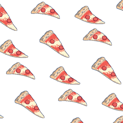 Hungry Pizza Time Sticker by himHallows