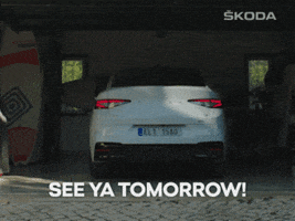 See You Soon Until Tomorrow GIF by Škoda Global