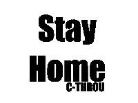 Gold Glow Stay Home Sticker by CTHROU