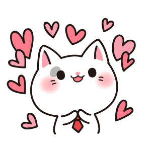 Cat Love Sticker by MixFlavor 綜合口味