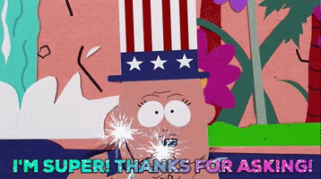american flag sparklers GIF by South Park