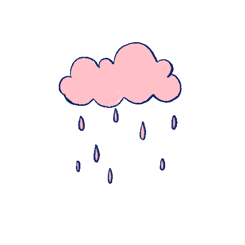 Raining Rainy Day Sticker by Ontungc for iOS & Android | GIPHY
