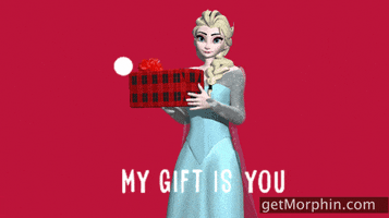 Reine Des Neiges Christmas GIF by Morphin