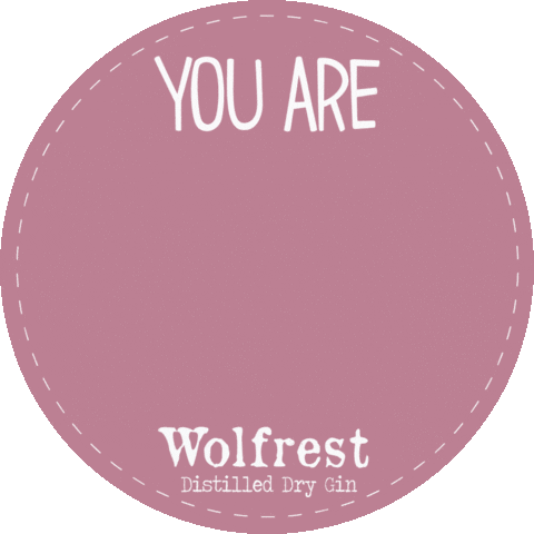 Wolfrest Gin Sticker