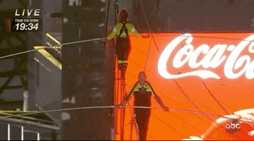Highwire Live In Times Square GIF by Volcano Live! with Nik Wallenda