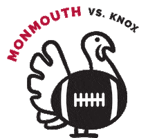 Football Knox Sticker by MonmouthCollege