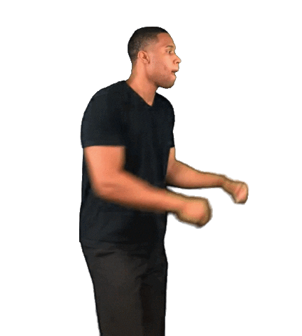 Happy Dance Sticker by Therealmrmarcelle