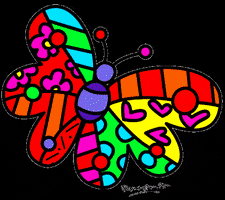 Butterfly GIF by Romero Britto