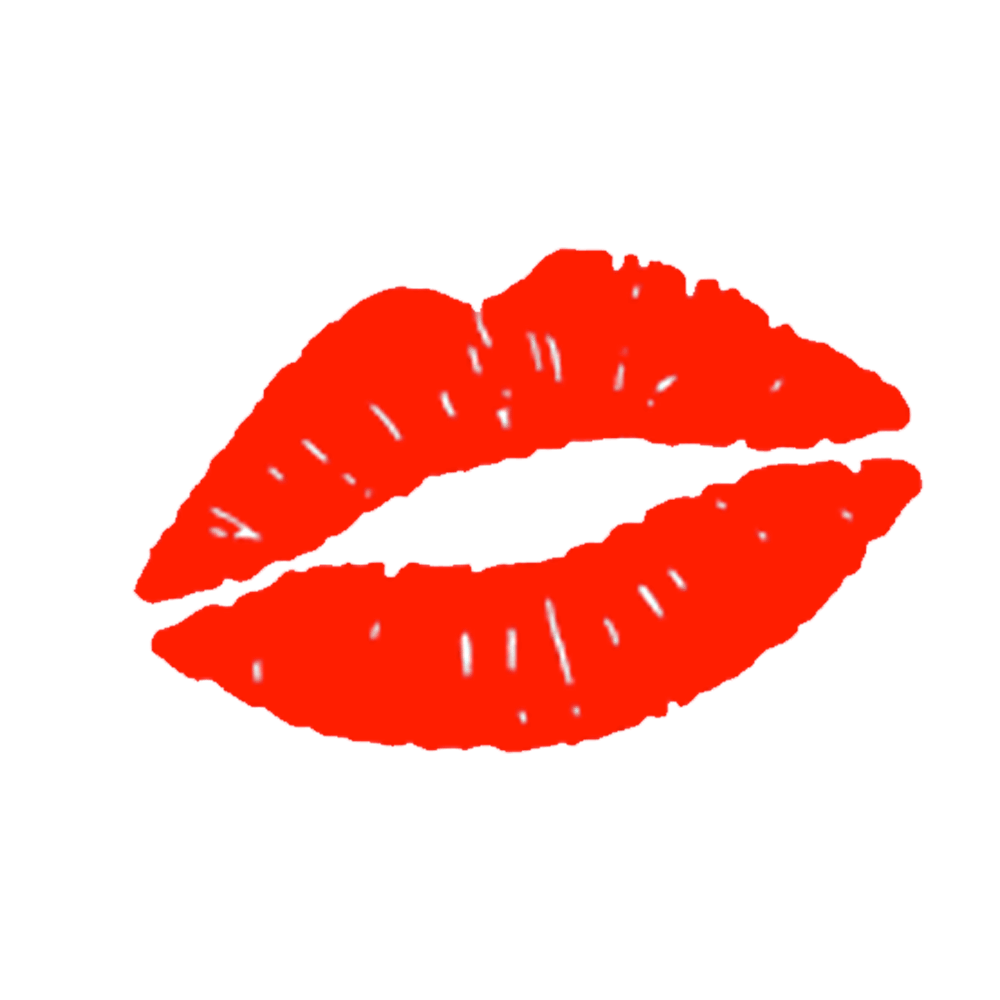 Red Lips Kiss Sticker by Camaleonicas for iOS & Android | GIPHY