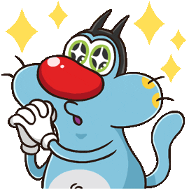 Cartoon Wow Sticker by Oggy and the Cockroaches for iOS & Android | GIPHY Cartoon Wow Sticker by Oggy and the Cockroaches for iOS & Android | GIPHY
